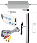 Ssioizz 4 In 1 Wii Replacement Cables Set - Sensor Bar + Av Cord Adapter New. Price: $33.74.