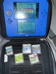Nintendo 2DS Electric Blue Ac Adapter And 5 Games Included. Fully Working Used. Price: $175.00.
