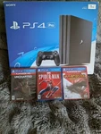 Sony Playstation Pro PS4 1TB Bundle 3 Games! Controller And Cords. Tested! Used. Price: $149.99.
