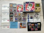 Nintendo Boy System DMG-01 Swedish Box With 13 Games Tetris Used. Price: $300.00.