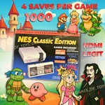 Nintendo Nes Classic Edition Game 30+1000 Hdmi Console Full Library Authent Mini Open. Price: $124.99.