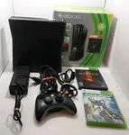 Microsoft Xbox 360 Slim 1439 250GB Console Bundle W/ Cords Controller, Games Used. Price: $159.99.