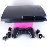 Sony Playstation PS3 Slim Console 250GB CECH-2001B W/controller & Cables Used. Price: $124.95.