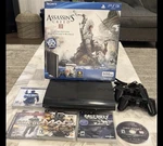 Sony PS3 Super Slim 250GB Console Cib Bundle Oem Controllers Games Used. Price: $189.99.