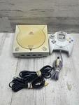 Sega Dreamcast White Video Game Console Tested W/ Controller & Cables Used. Price: $119.99.