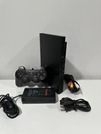 Sony Playstation Slim PS2 Black Bundle Oem- Control/cables/console Used. Price: $100.00.