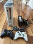 Microsoft Xbox 360 Console With Two Controllers Tested Working Used. Price: $95.33.