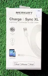 Merkury Innovations 10FT Charge & Sync Xl Ipod/iphone/ipad 8PIN To Usb Cable Nib New. Price: $9.95.