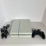 Sony PS4 White CUH-1115A 500GB Console W/ Controller Hdmi Power Cable Used. Price: $129.99.