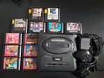 Sega Genesis Console With Hookups Controller And 12 Games All Tested Used. Price: $135.00.