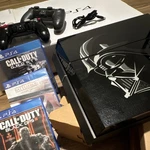 Sony Playstation 4 Star Wars Battlefront Darth Vader Edition Black W/ Controller Used. Price: $125.00.