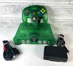 Jungle Green Nintendo N64 Console Bundle W Hyperlink Controller Oem Cables Used. Price: $169.95.