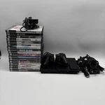 Sony Playstation 2 Slim (SCPH-77001) W/17 Games , Memory Card And Eye Toy Tested Used. Price: $159.00.