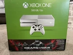 Microsoft Xbox One Gears War: Ultimate Edition 500GB White Console Used. Price: $210.00.