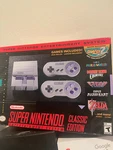 Authentic Nintendo Snes Classic Edition Mini Console W/ 20 Games & Controllers New. Price: $175.00.