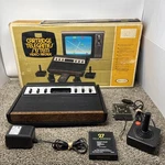 Sears Tele-games Atari 2600 Heavy Sixer Console With Box Read Tested Used. Price: $200.00.