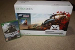 New Microsoft Xbox One Forza Horizon 4 & Sniper Elite 1TB Console - White. Price: $400.00.