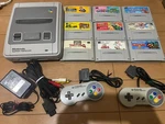 Nintendo Super Famicom Console & 9 Games Japan Snes 0508 Used. Price: $90.00.