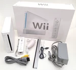 Boxed Nintendo Wii Video Game System RVL-001 Console Bundle Retro Open. Price: $142.50.
