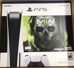 Sony PS5 Blu-ray Edition Console Call Of Duty Modern Warfare Ii Bundle White New. Price: $650.00.