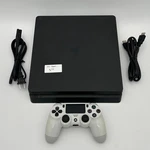 Sony Playstation PS4 Slim CUH-2215B Low Firmware 10.5 W/ Wires & Controller Used. Price: $149.95.