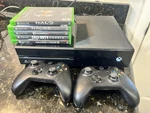 Microsoft Xbox One Console Hdmi, 2 Controllers & 5 Games Used. Price: $150.00.