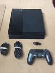 Sony Playstation PS4 Console Game System CUH-1001A W/ Cords & Controller Used. Price: $119.99.