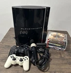 Sony Playstation 3 CECH-H01 40GB With 6 Games, Move & 2 Controllers Used. Price: $250.00.