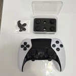 Sony Dualsense Wireless Controller Bundle With Thumb Grips, Trigger Attachments Used. Price: $115.00.