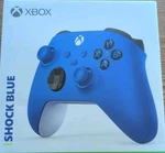 Microsoft Xbox Wireless Controller Blue (QAU-00065) In Box. Never Been Open New. Price: $35.00.