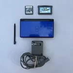 Nintendo Lite Handheld System Cobalt Black Charger Two Games All Tested Used. Price: $119.99.
