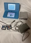 Nintendo Dsi Blue Handheld Console System W/ Mario No Stylus Used. Price: $102.00.