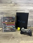Sony Playstation Fat Console PS2 Bundle Lot With 17 Games SCPH-50001N Used. Price: $199.99.