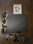 Sony Playstation Black Console PS3 CECH-3000A 160GB 2 Controllers Games Used. Price: $138.59.