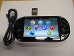 Sony Playstation Ps Vita PCH-2001 Black With Usb Wire And Killzone Mercenary Used. Price: $169.99.
