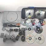 *tested* Sony Playstation PS1 Console SCPH-7501 Bundle W/ 11 Games Racing Used. Price: $109.95.
