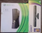 Microsoft Xbox 360 Black Kinect Sensor 4GB Video Game Console Open. Price: $325.00.