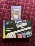 Evercade Exp Capcom Edition White Handheld Console 18 Games Loaded Open. Price: $150.00.