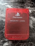 Sony Playstation Official PS1 Memory Card SCPH-1020 Clear Red Tested! Used. Price: $16.95.