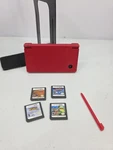 Nintendo Dsi Red Console Bundle W/oem Charger 4 Games & Stylus Works Used. Price: $114.00.
