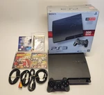 PS3 Slim 320GB Console Bundle W/box Missing Inserts Accessories/games Used. Price: $198.99.