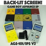 Nintendo Game Boy Advance Sp With Charger Ips 3.0 Back-lit Screen Excellent. Price: $209.99.