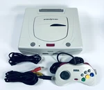 Sega Saturn Console White HST-3220 Japanese Version Used. Price: $159.00.