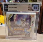 Pok Mon Moon (nintendo 3DS, 2016) Factory Sealed Graded Wata 10 A++ Brand. Price: $295.00.