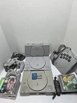 Sony Playstation PS1 Bundle Lot 3 Consoles + Controllers 11 Games Used. Price: $500.00.