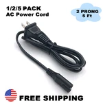 2 Prong Power Cord Ac Cable For Xbox Series X/ S, Sony PS4 PS5 Slim New. Price: $16.69.