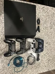 Sony Playstation Pro PS4 1TB Black Console Gaming System Controllers Used. Price: $225.00.