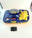 Nintendo 64 Pikachu Edition Blue & Yellow Console NUS-101(USA) Used. Price: $299.99.