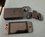 Nintendo Switch HAC-001 Wi-fi Gray/black Console W/ Dock & Joy-con Grip Used. Price: $159.00.