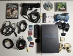 Sony Playstation 2 Fat Console Bundle SCPH-50001 Tested 3 Controllers, Dvd Used. Price: $275.00.